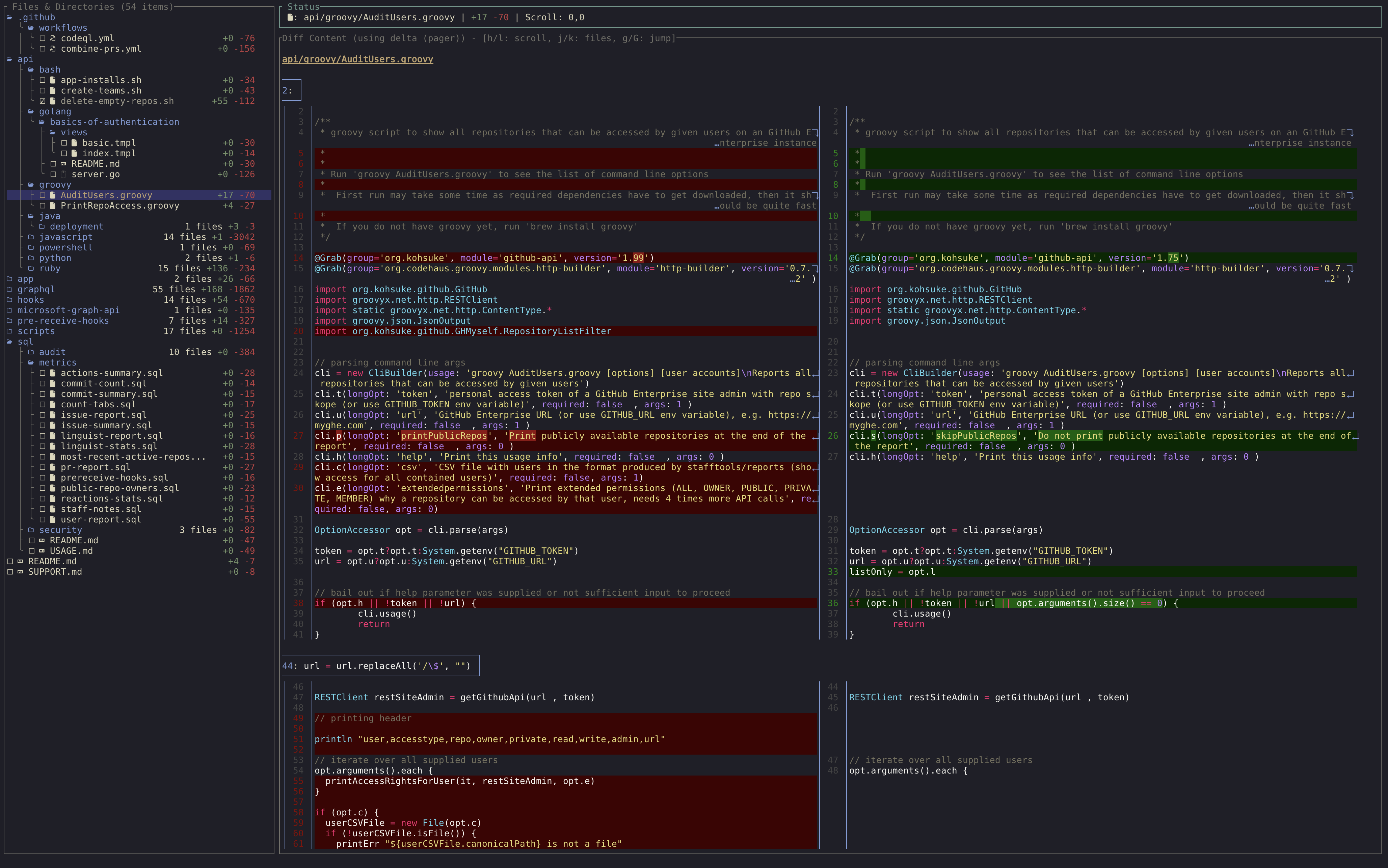 File Tree Diff Viewer.