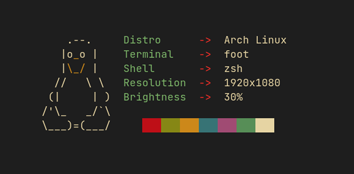 macchina - Fast, minimal and customizable system information frontend.