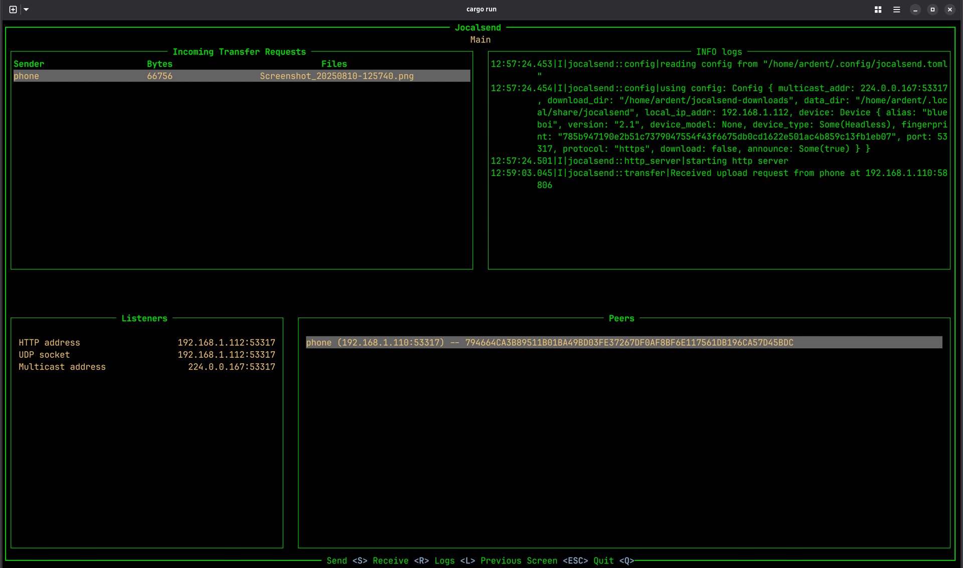 image preview of jocalsend