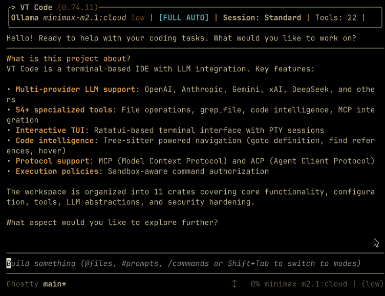 VT Code - Semantic AI coding agent with LLM-native code understanding