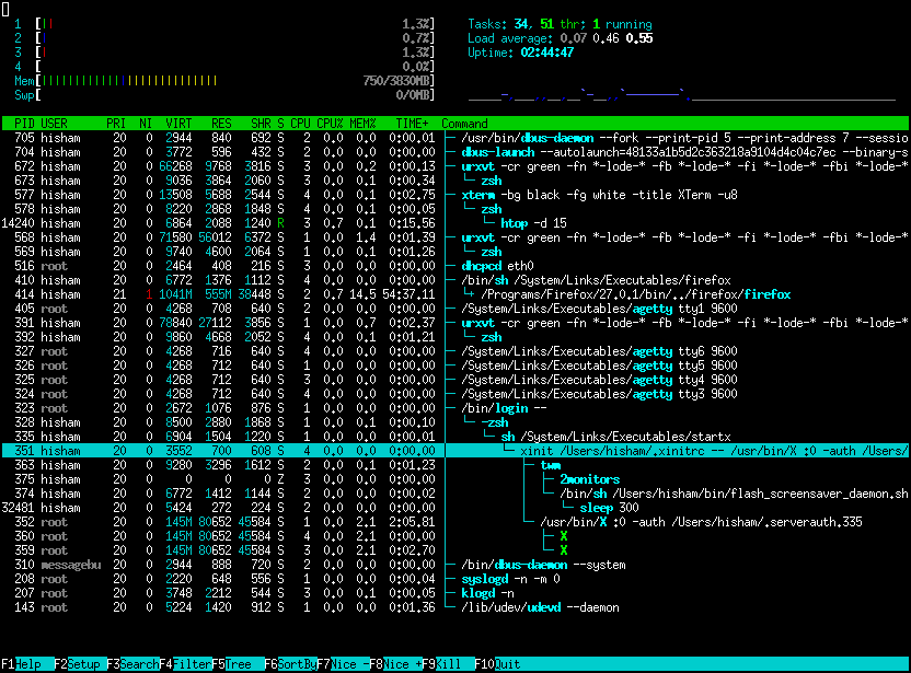 image preview of htop