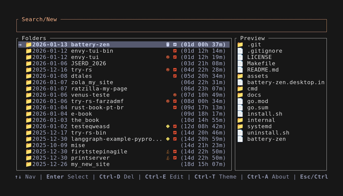 try-rs - A workspace manager for your temporary experiments.