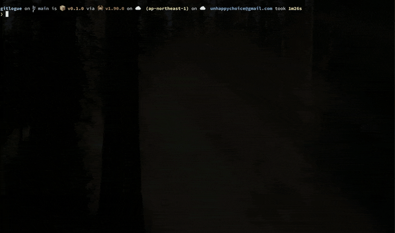 image preview of gitlogue