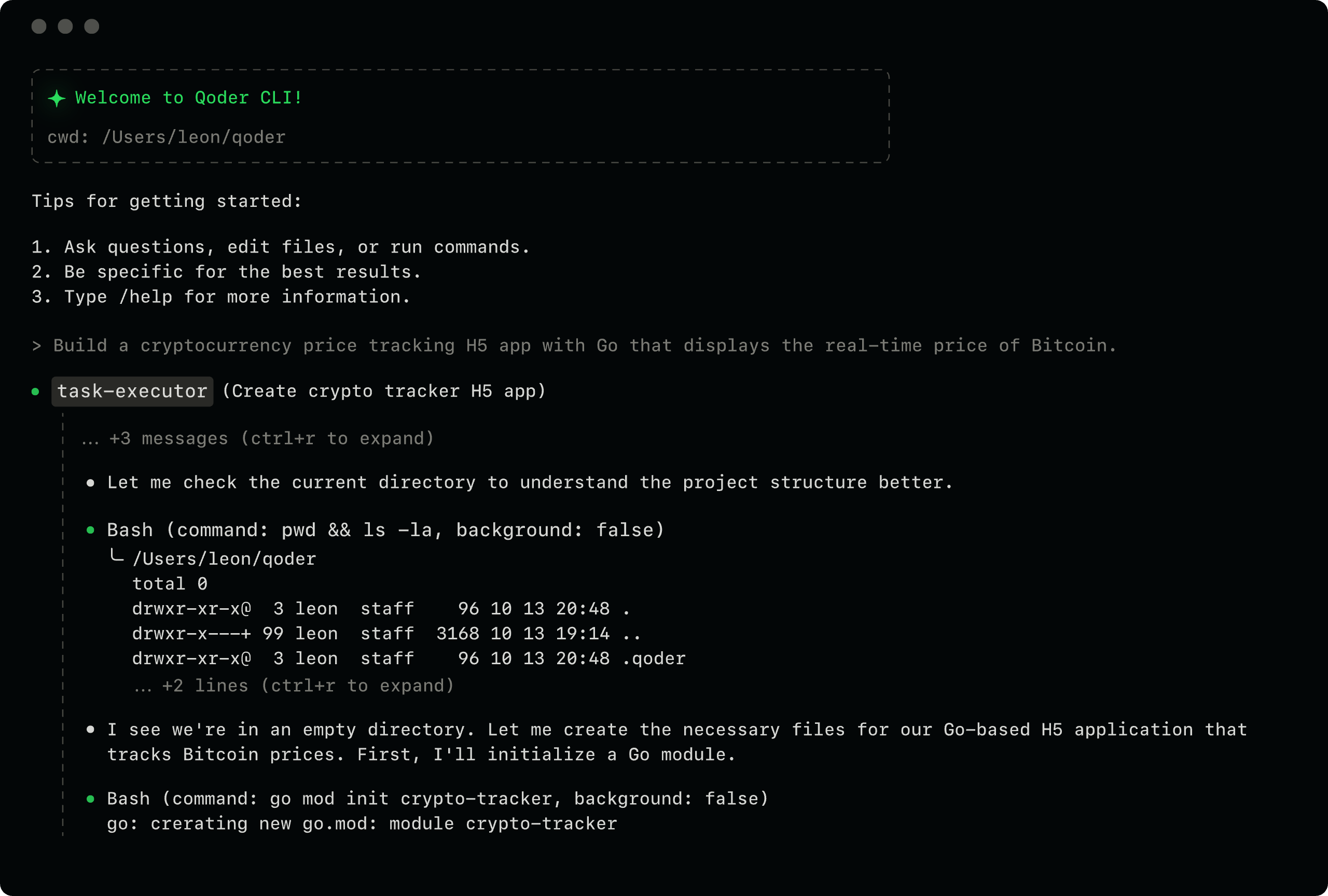 Qoder CLI preview