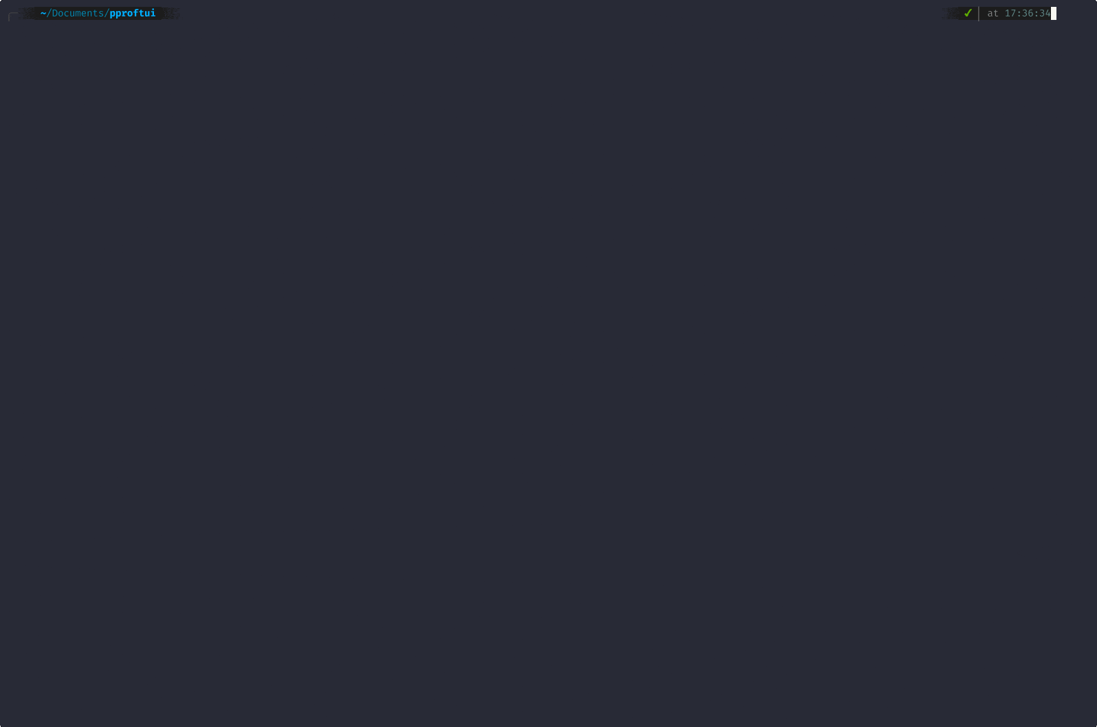 image preview of pproftui
