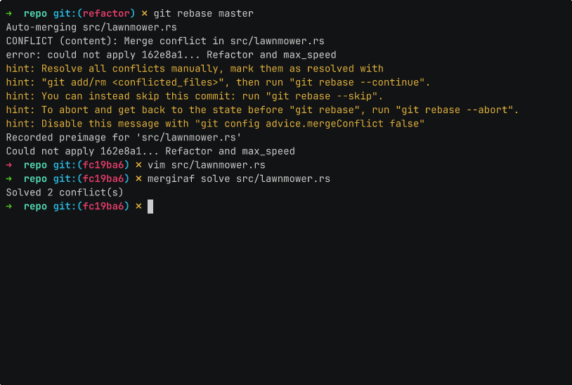 mergiraf - A syntax-aware Git merge conflict resolver.