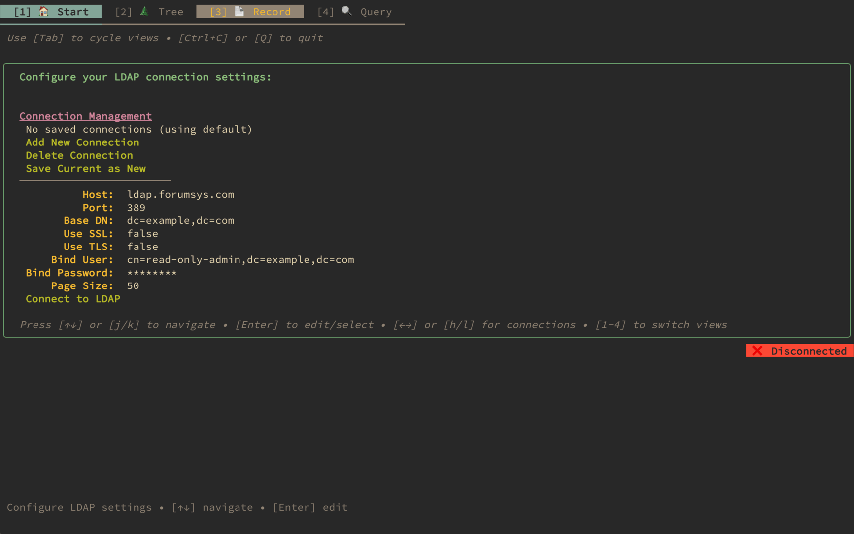 moribito - A terminal based LDAP server explorer.