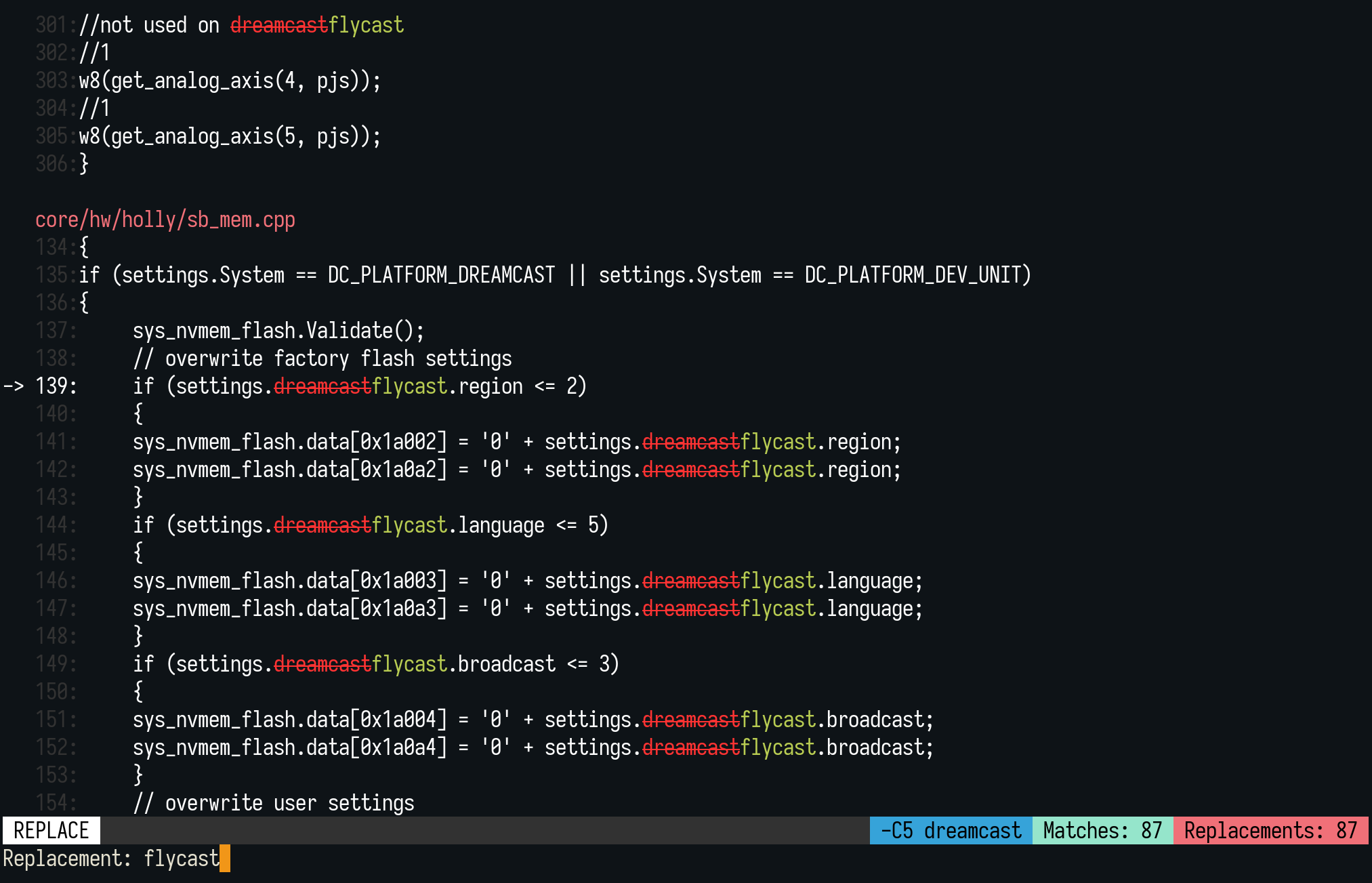 image preview of repgrep