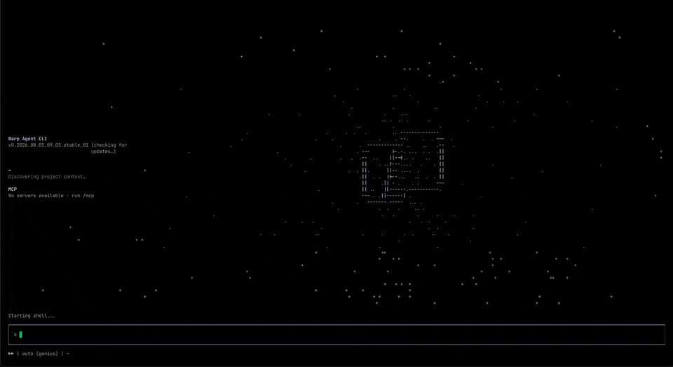 Warp Agent CLI preview