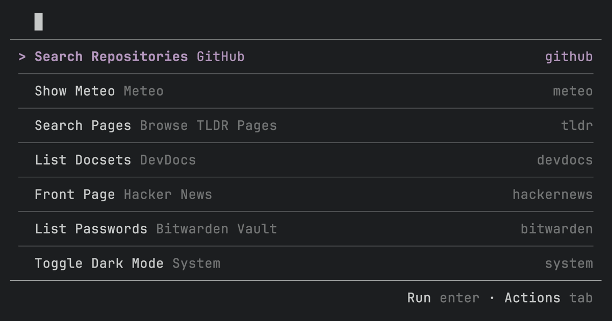 sunbeam - A general purpose command-line launcher.