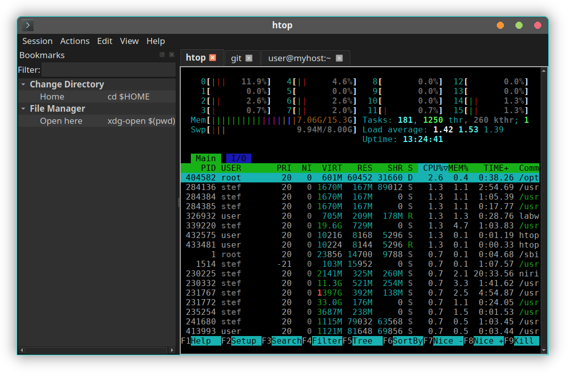 QTerminal preview