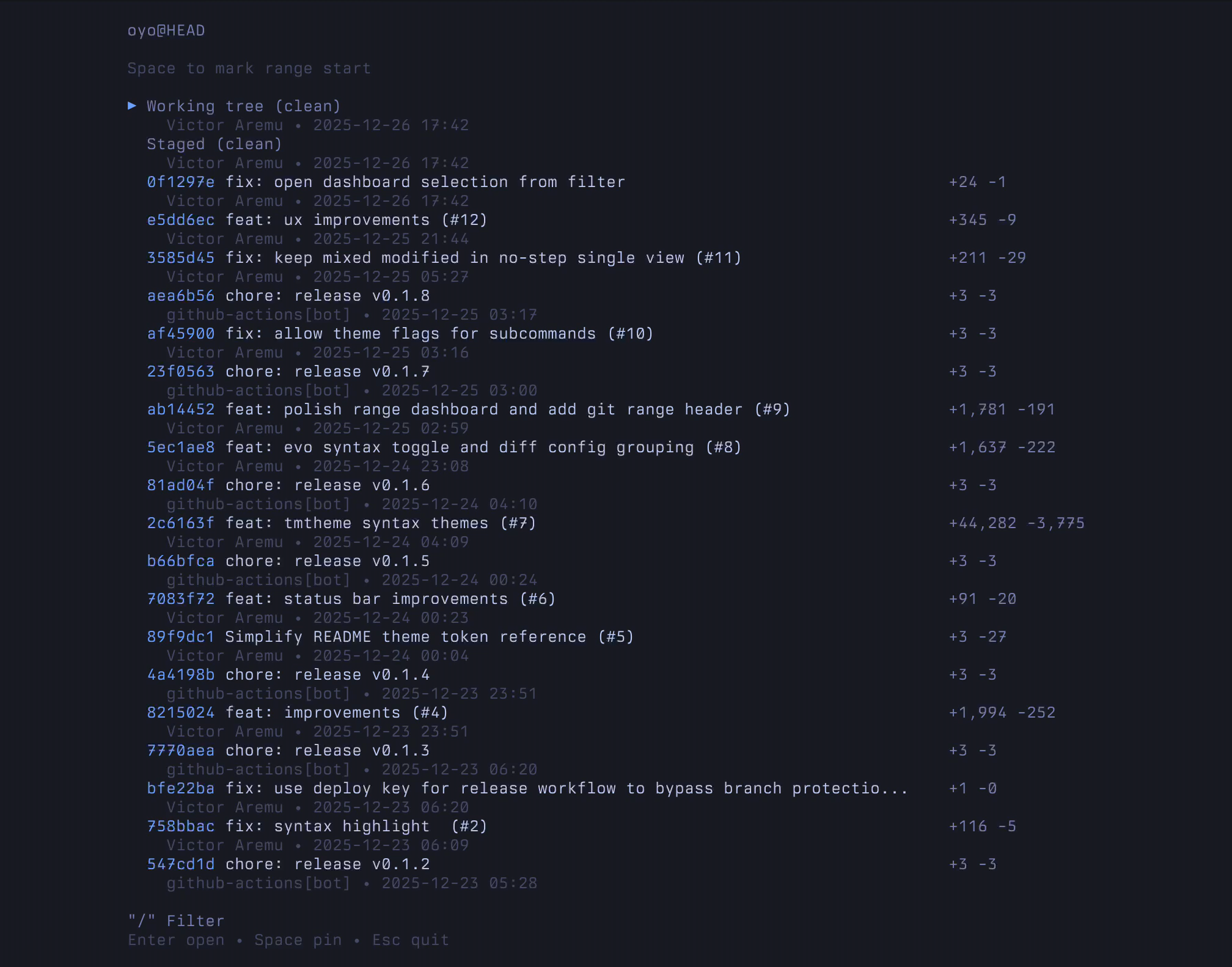 oyo - A step-through diff viewer.