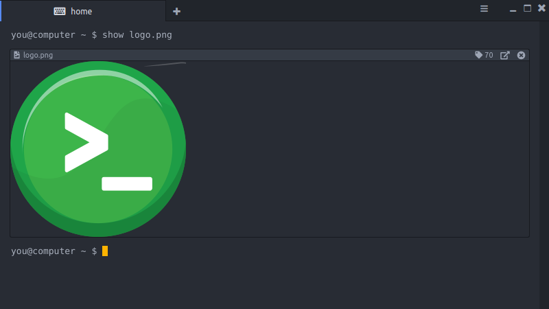 Extraterm preview