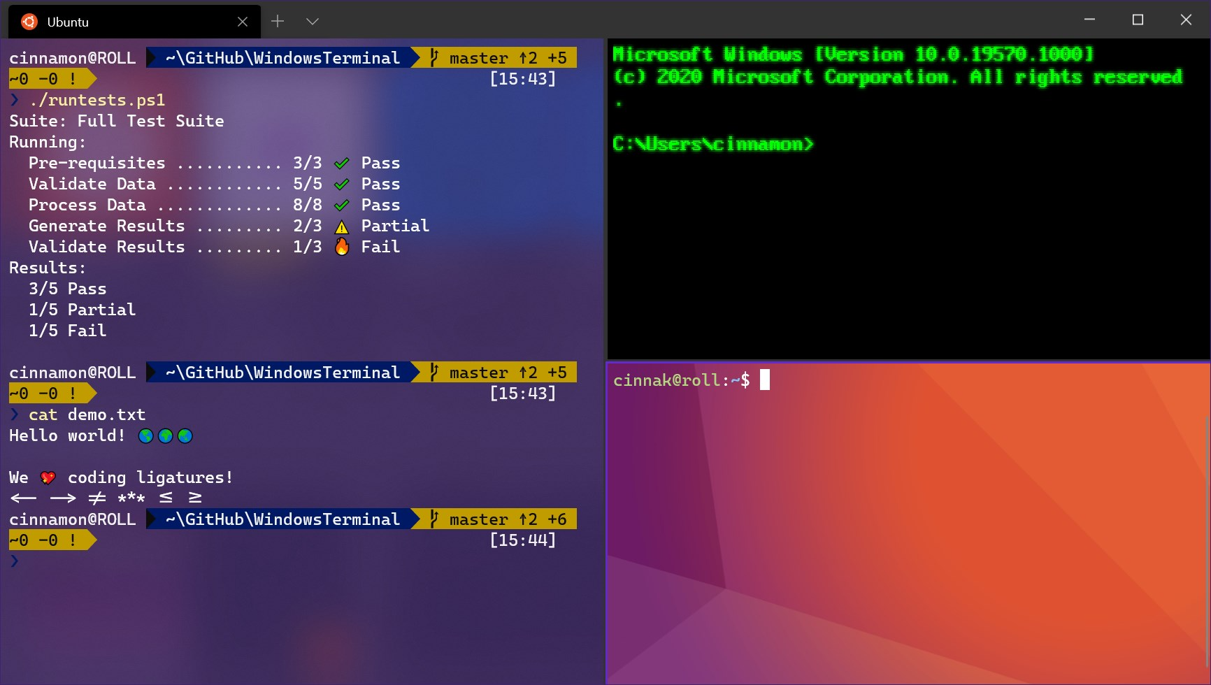 Windows Terminal preview