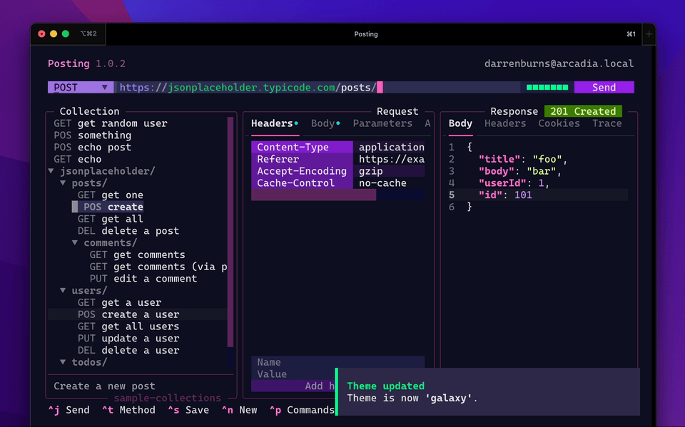A powerful HTTP client that lives in your terminal.
