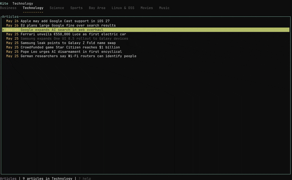 image preview of kite-tui