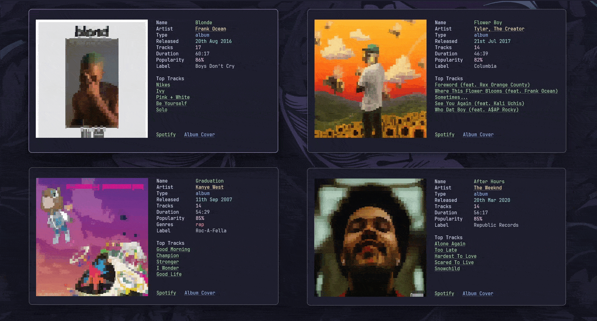 image preview of mufetch