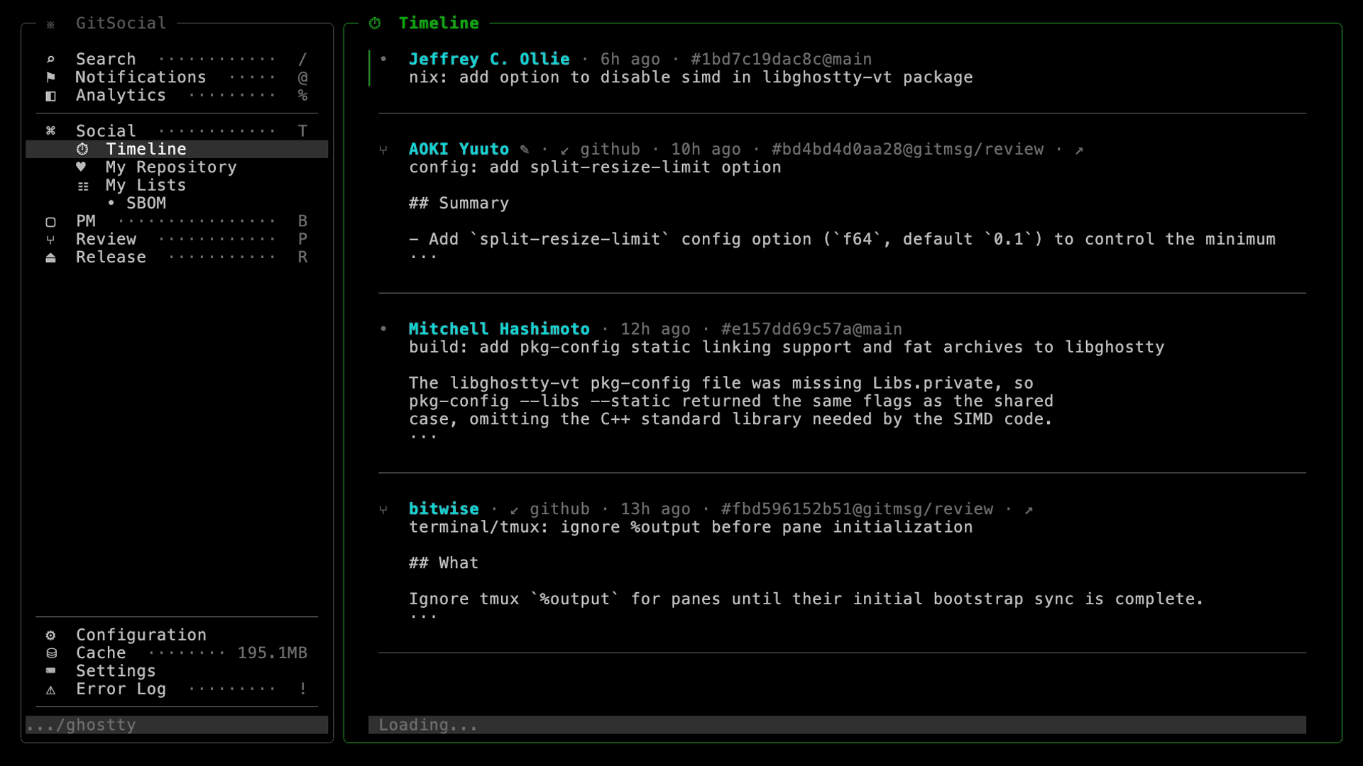 image preview of gitsocial