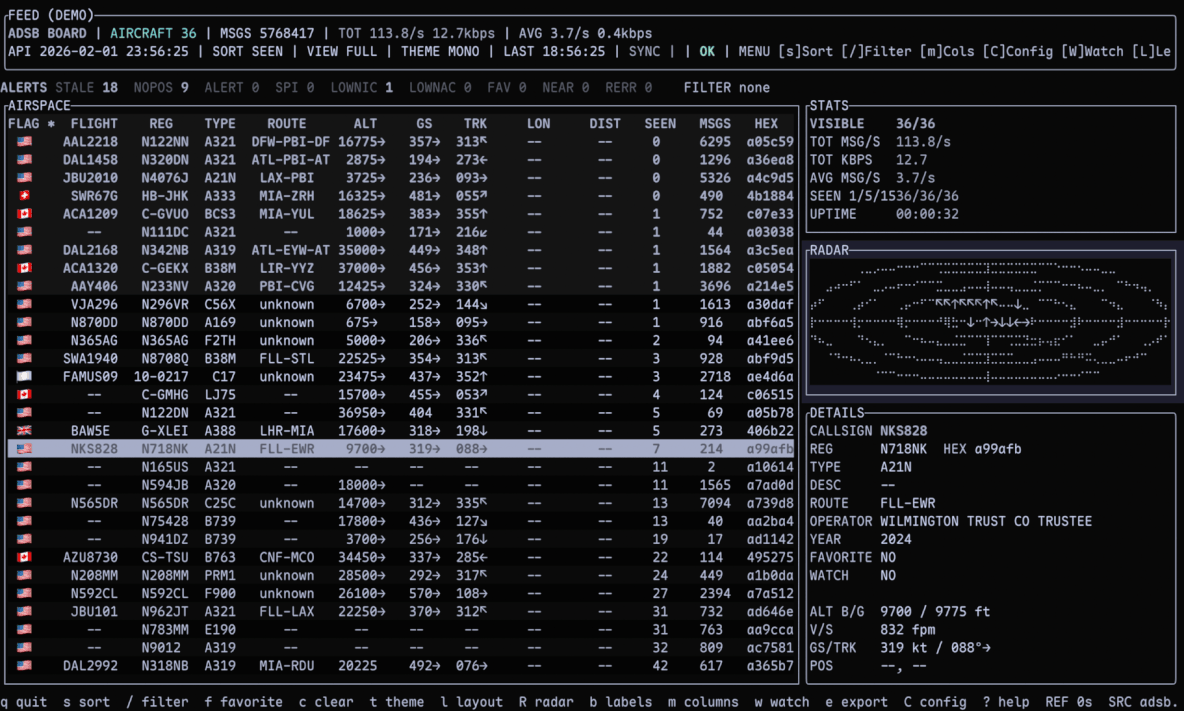 image preview of adsb-tui