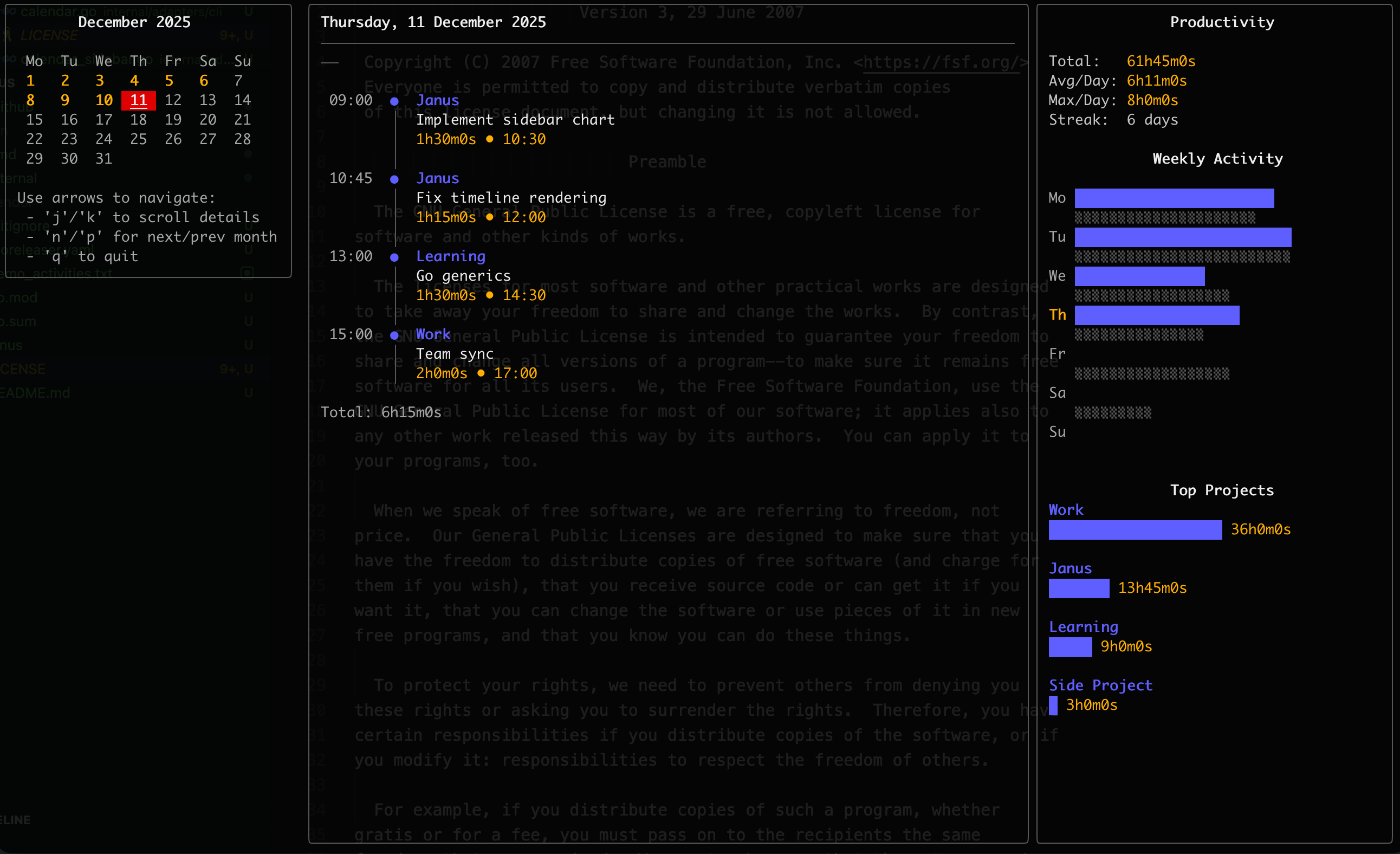 tock - A powerful time tracking tool for the command line.
