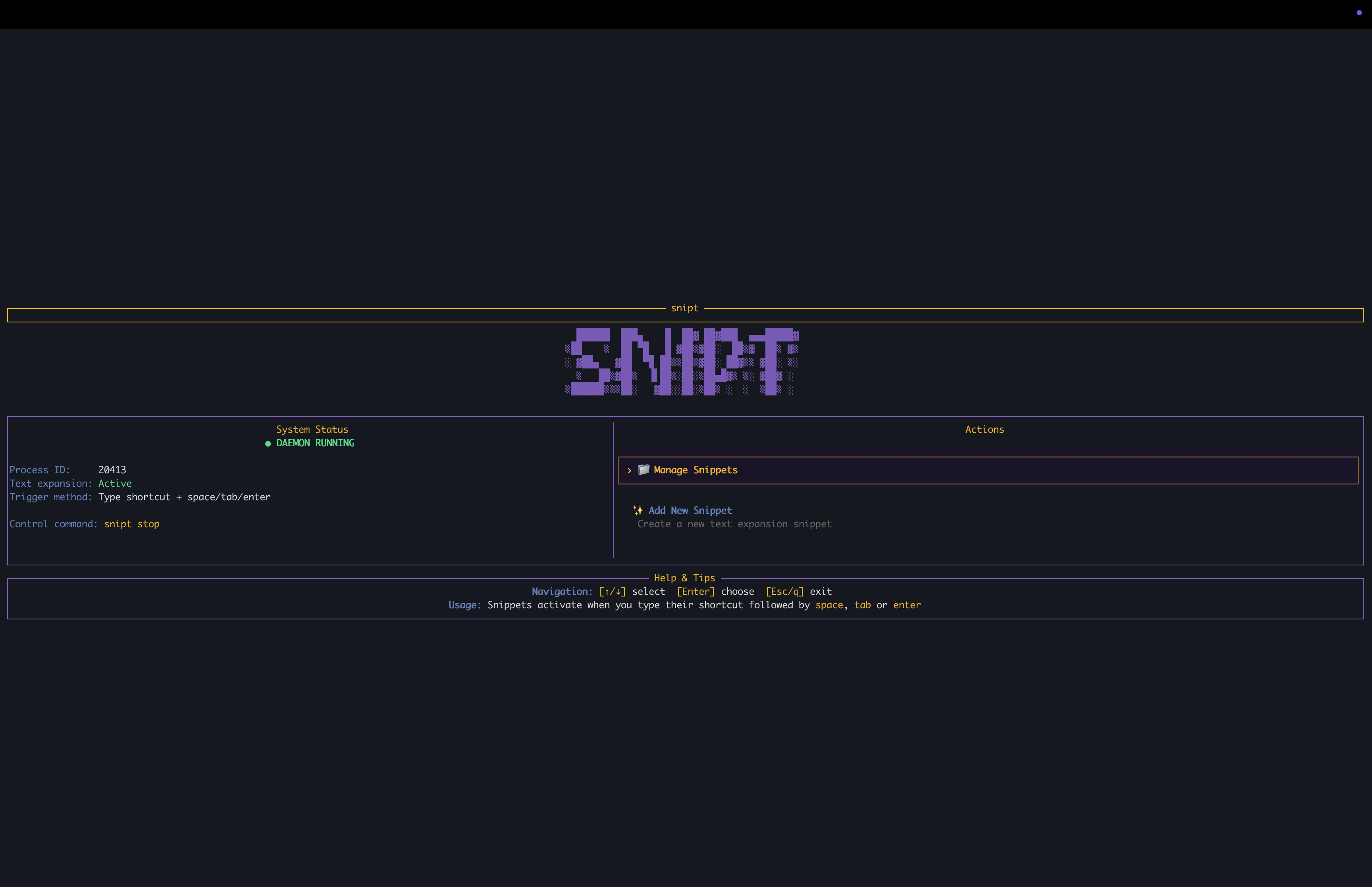 image preview of snipt