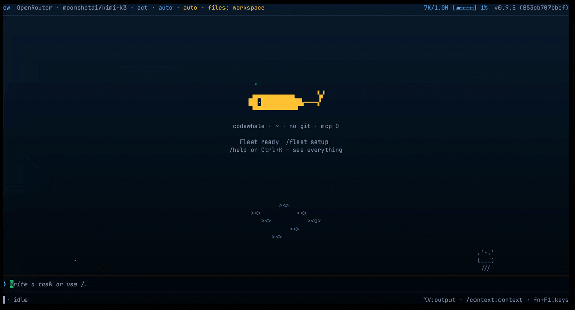 Codewhale preview