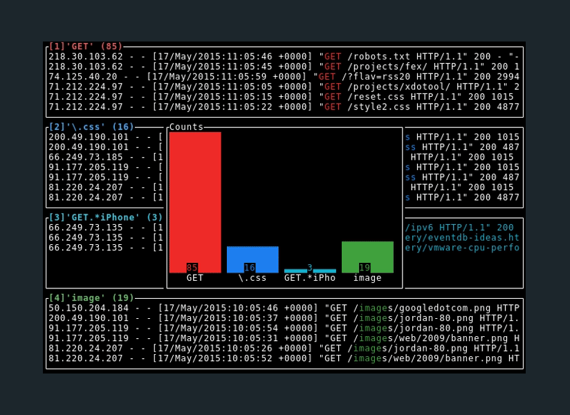 logss - A simple cli for logs splitting.