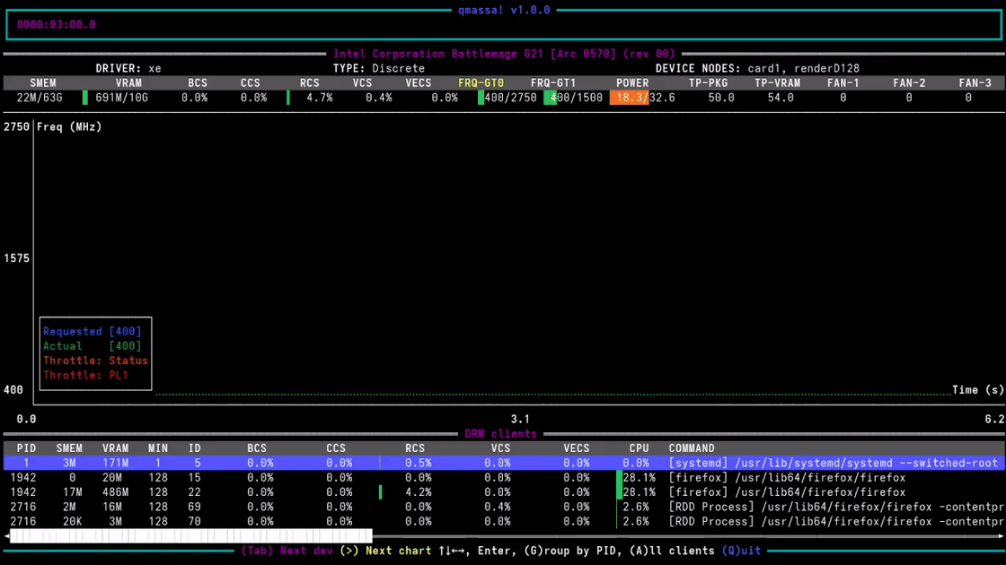 image preview of qmassa