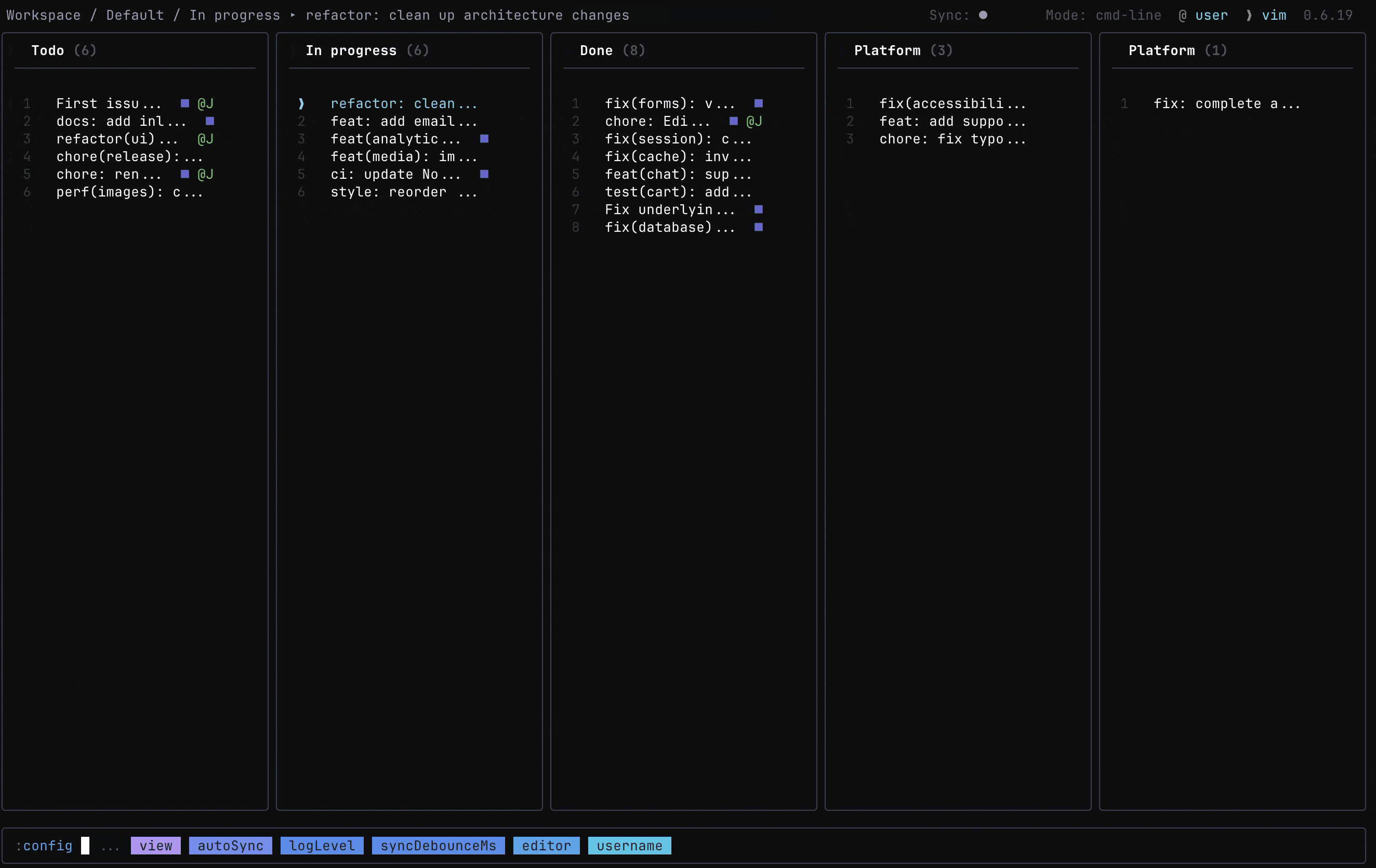 epiq - A distributed terminal native issue tracker backed by Git.