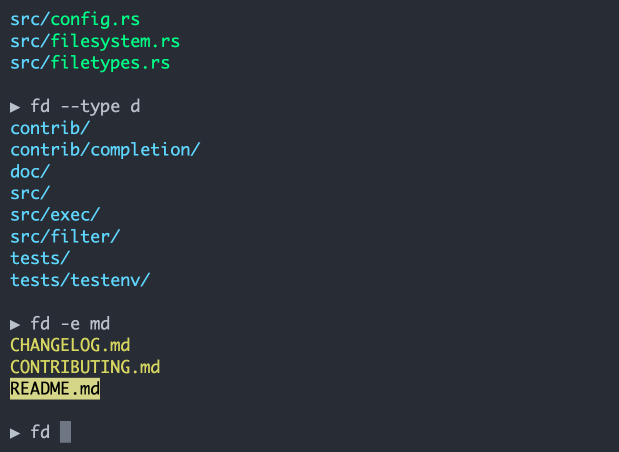fd - A simple, fast and user-friendly alternative to 'find'