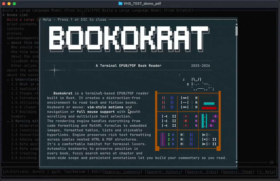 image preview of bookokrat