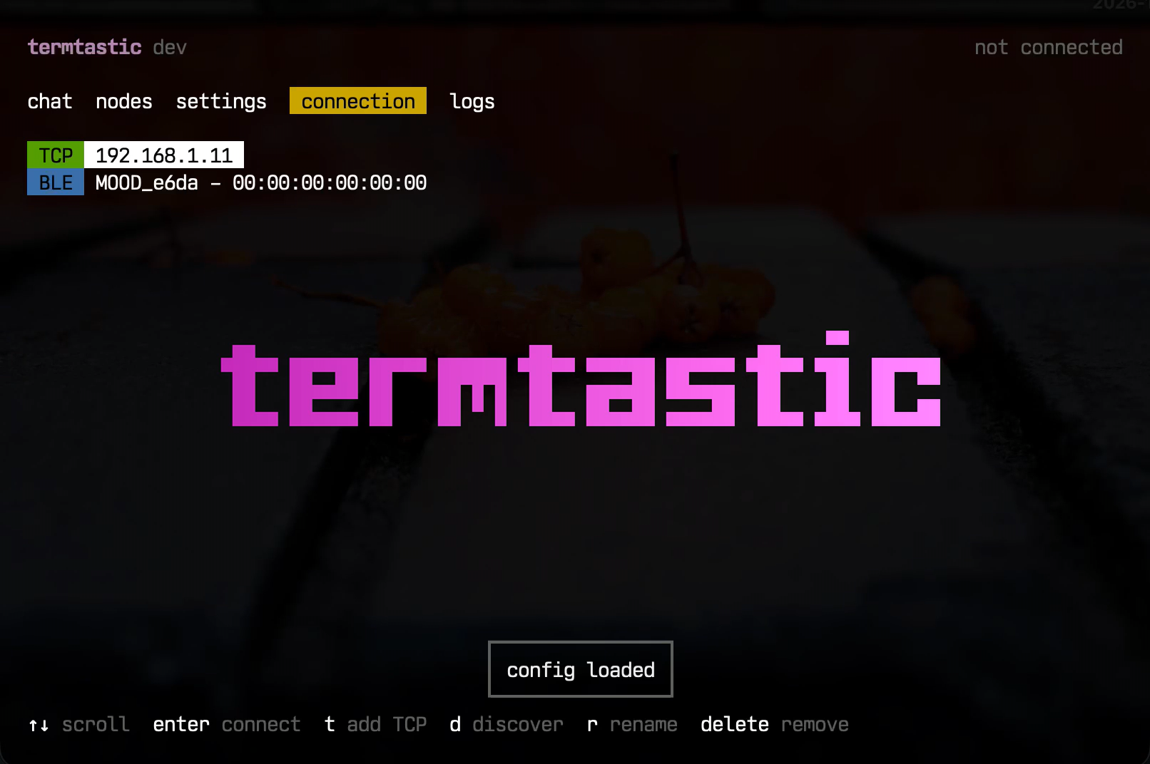 termtastic - A terminal client for Meshtastic to chat over radio networks.