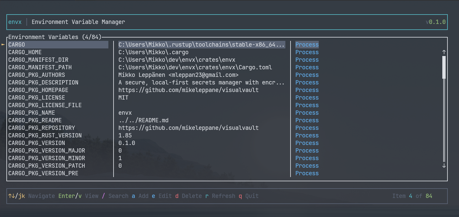 image preview of envx
