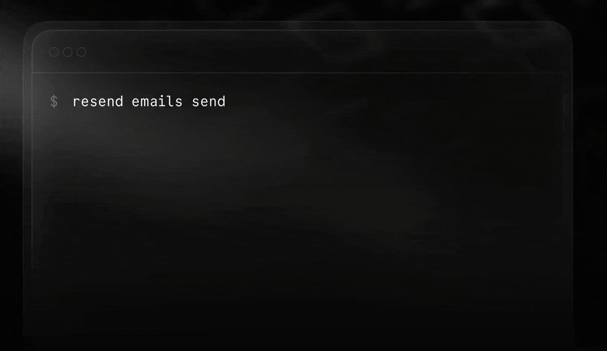 image preview of resend-cli